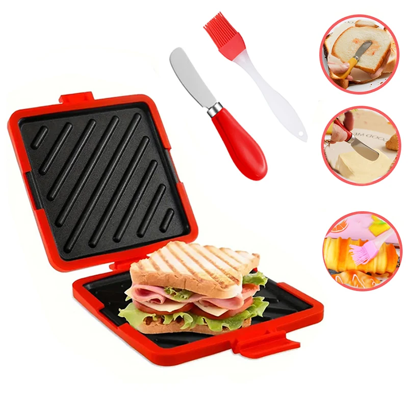Baking Kitchen Set - Set da 3 tostapane per sandwich