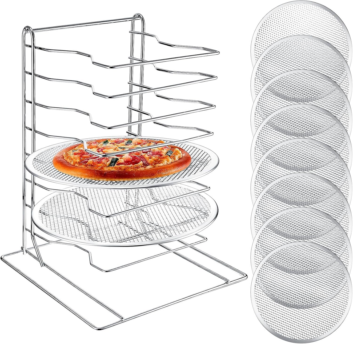Baking Kitchen Set - Supporto per pizza a 8 livelli