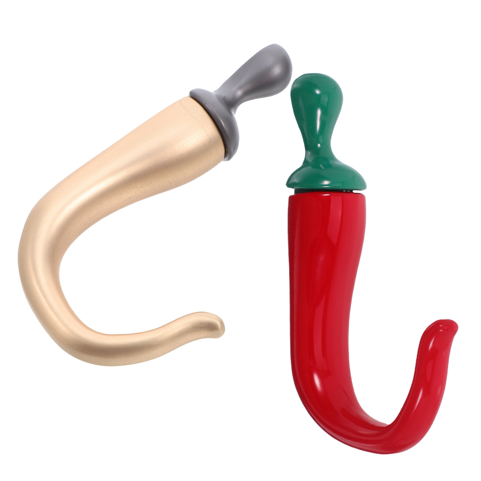 Kitchen Utensils - 2 ganci da parete a forma