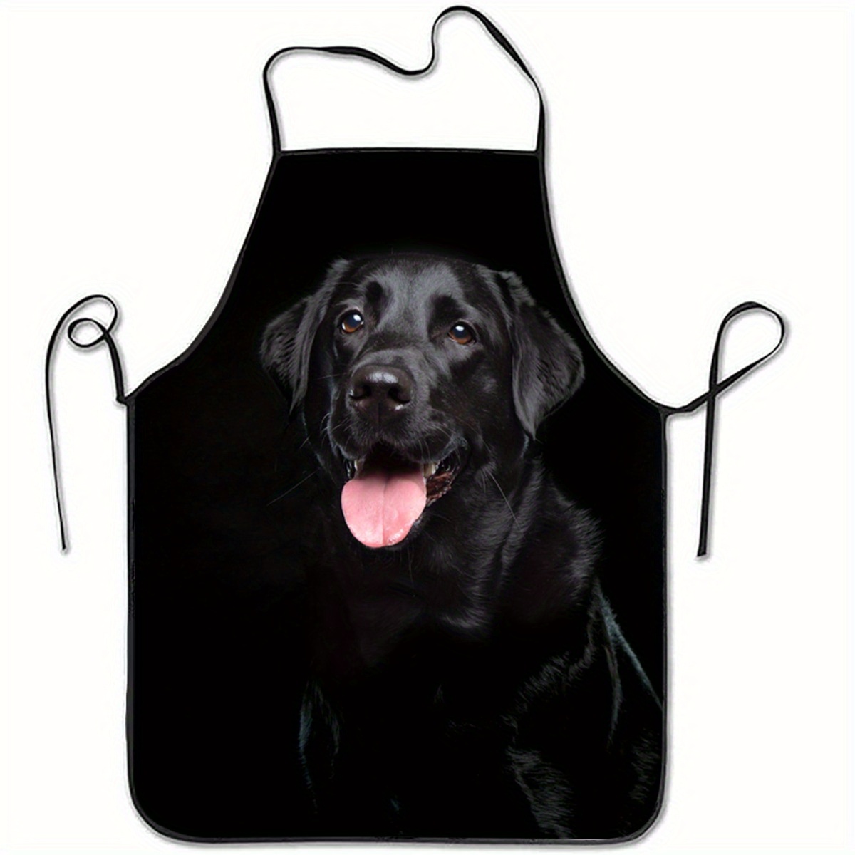 Kitchen Baking Cloth - 1 grembiule nero con stampa di