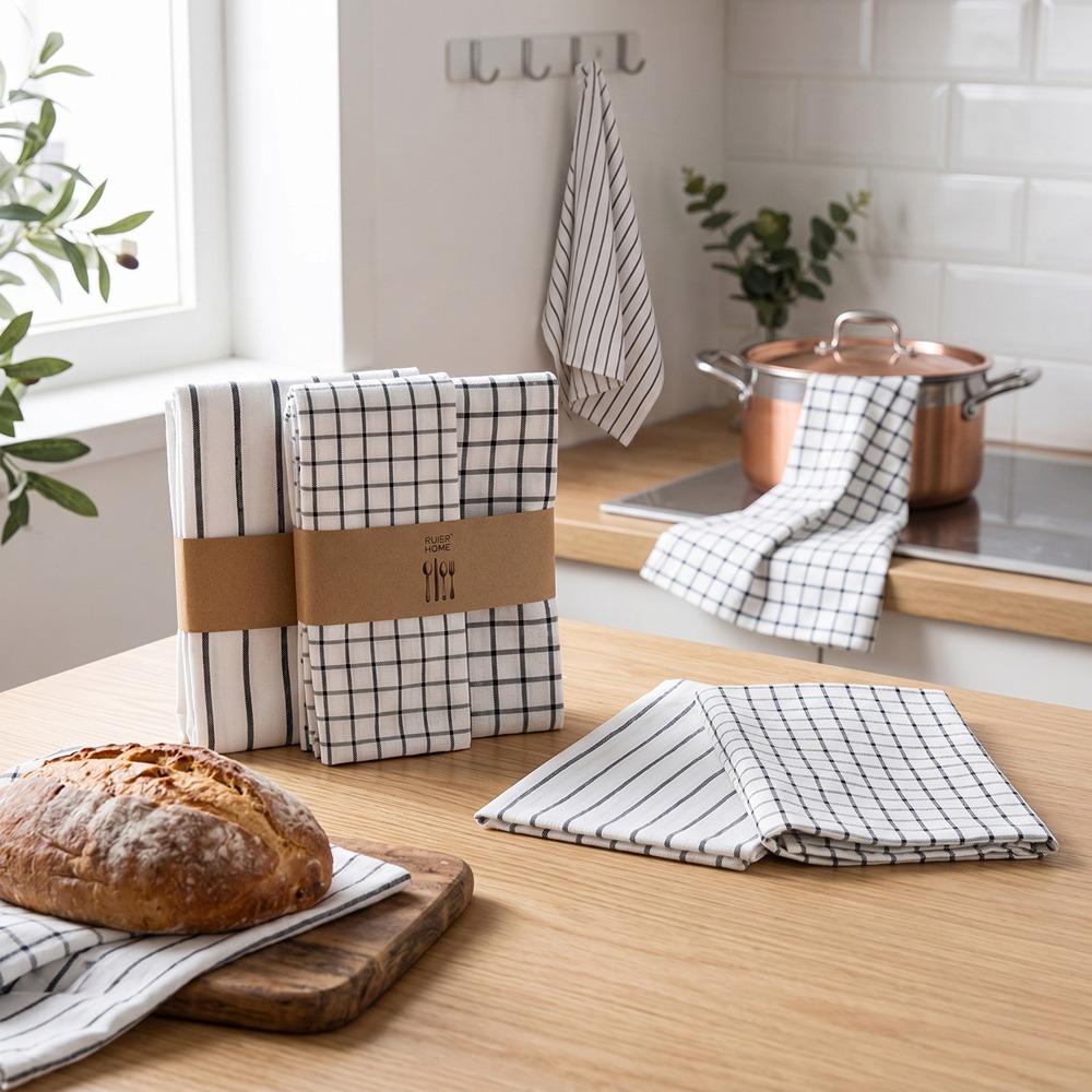 Kitchen Baking Dishes - Set di 4 Strofinacci da Cucina