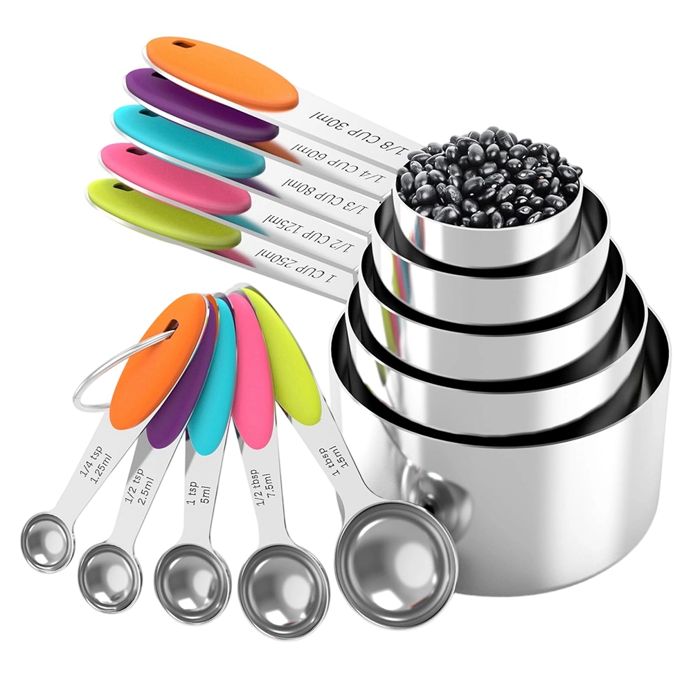 Kitchen Baking Utensil Set - A25F-Set di tazze e cucchiai dosatori,
