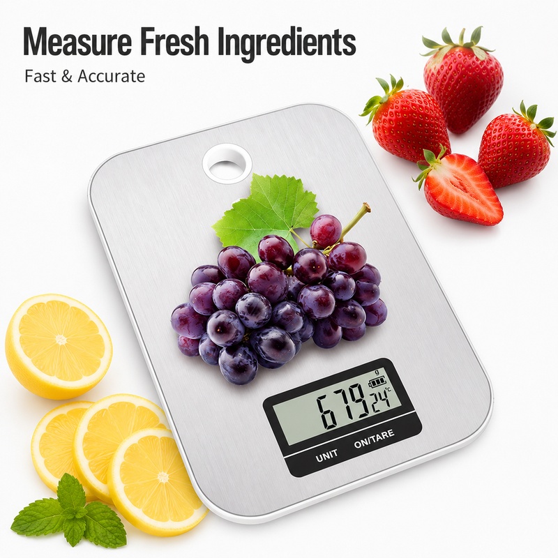 Kitchen Scale Precise - Bilancia da cucina elettronica multifunzionale dotata