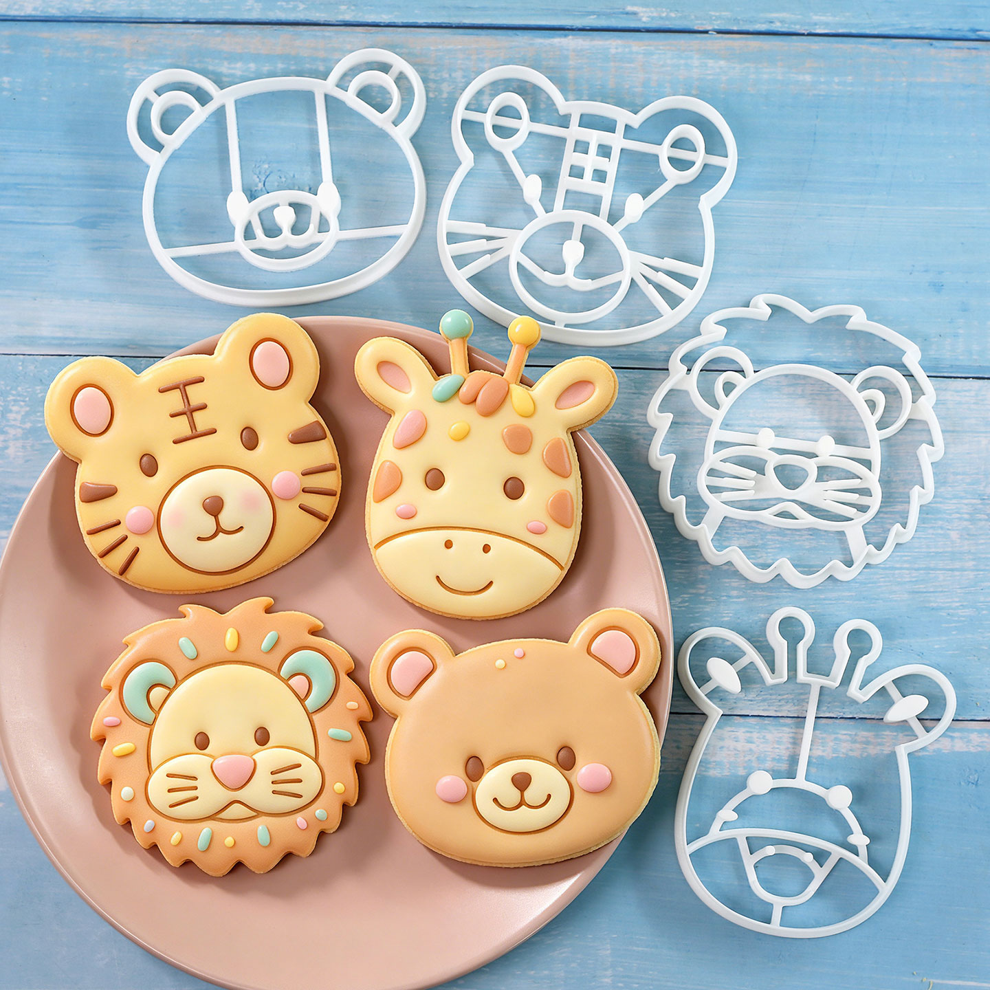 Baking Kitchen Set - Set di 4 Tagliabiscotti a Forma
