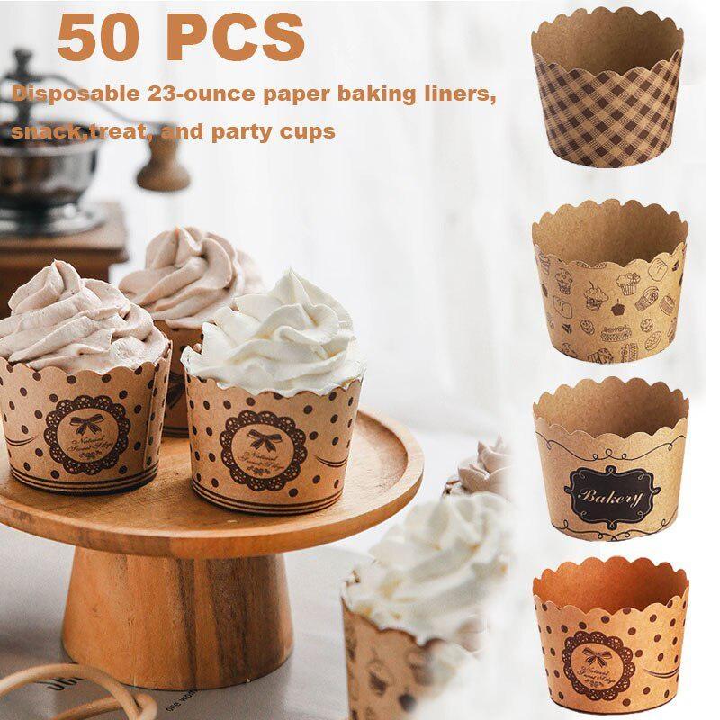 Kitchen Paper For Baking - 50 Pz/pacco Cupcake Bicchieri di Carta