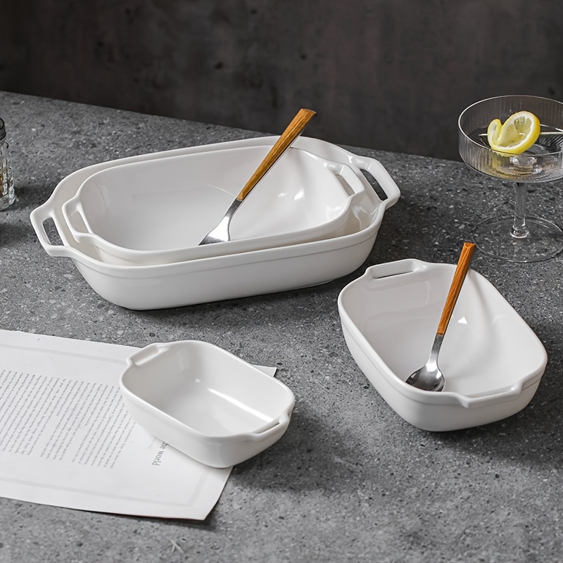 Kitchen Baking Dishes - Teglia rettangolare in ceramica con doppio