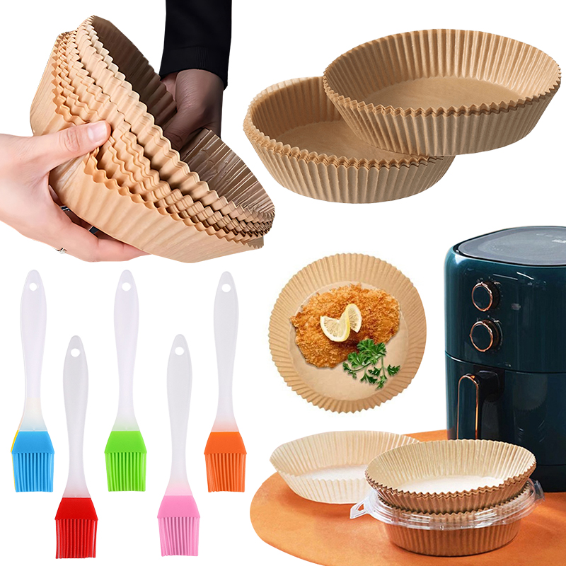 Baking Kitchen Set - 50/100PCS Piastra di carta per friggitrice