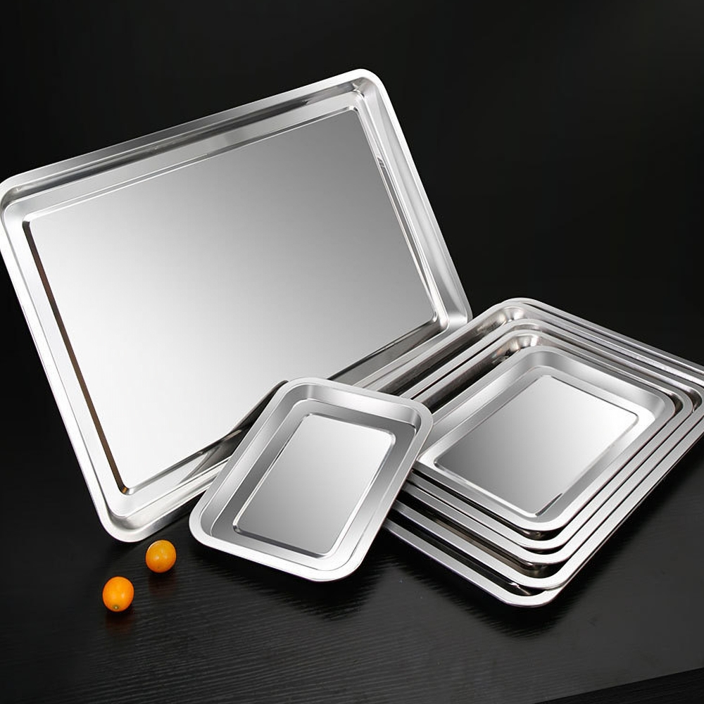 Kitchen Baking Dishes - 1PCS In Acciaio Inox Vassoi Per