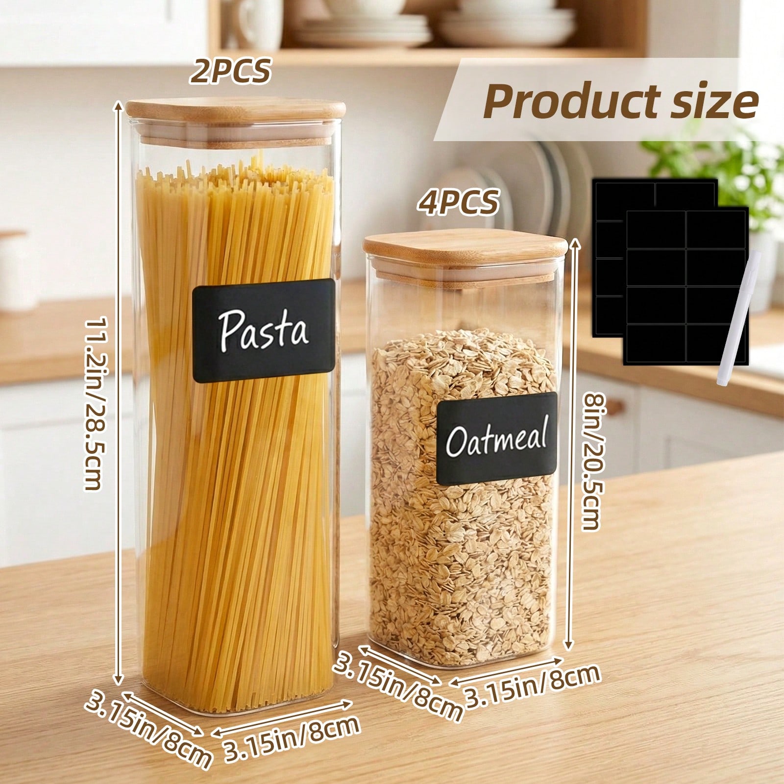 6/12 contenitori in vetro per  - Kitchen Baking Containers recensione e prezzo