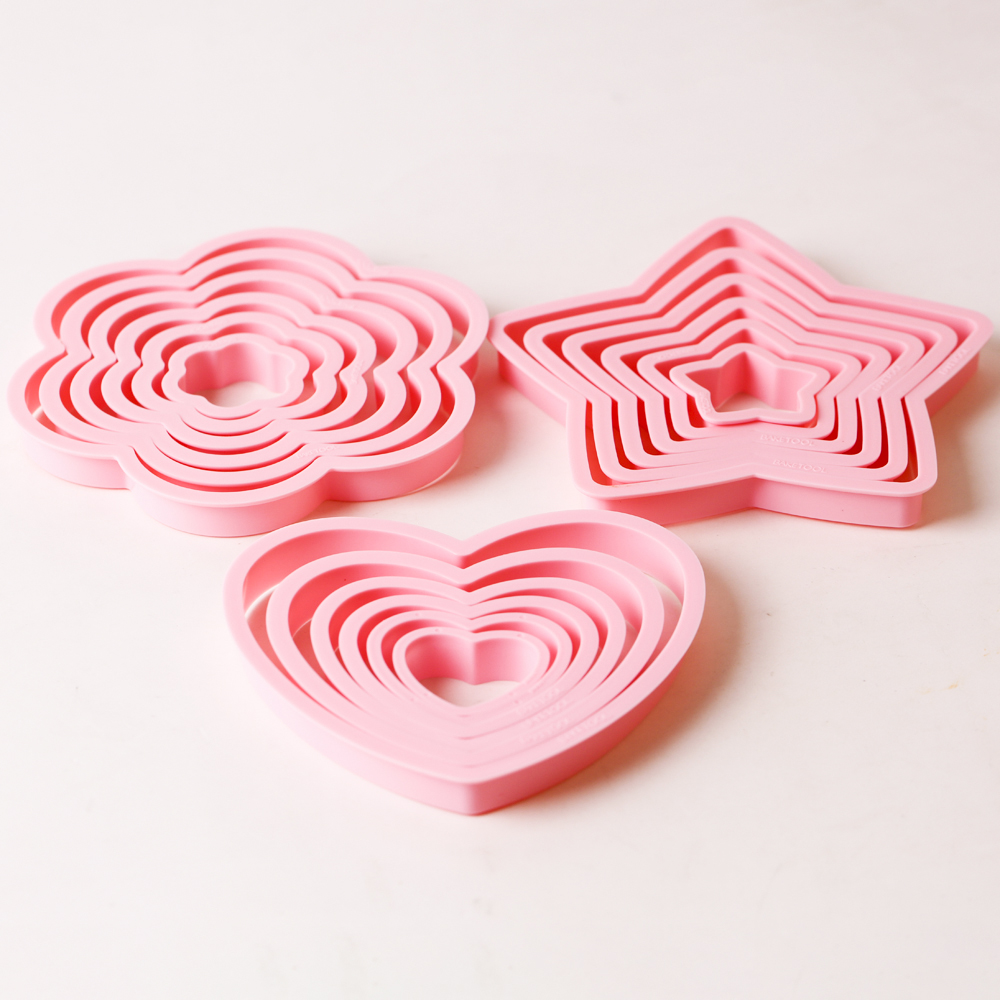 1 set/3 set rosa cuore stella  - Baking Kitchen Set recensione e prezzo