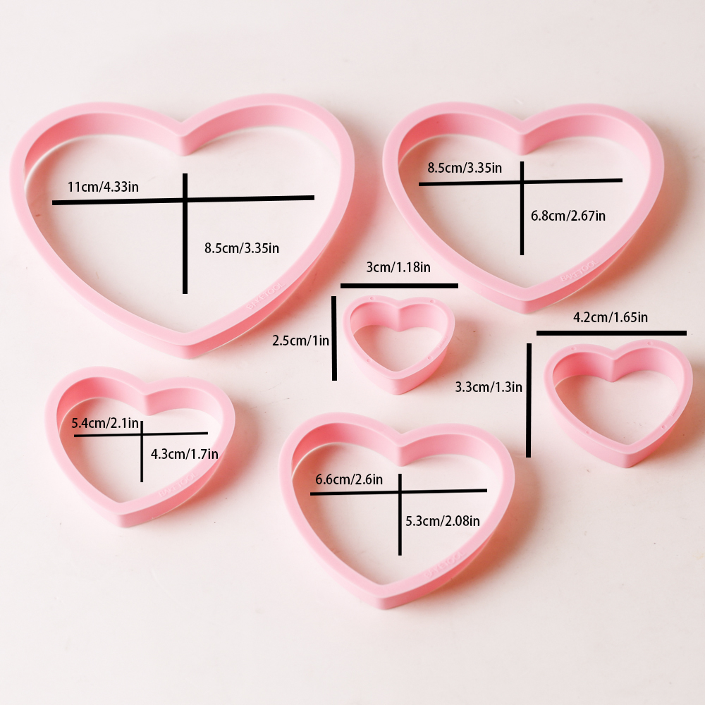 1 set/3 set rosa cuore stella  - Baking Kitchen Set recensione e prezzo