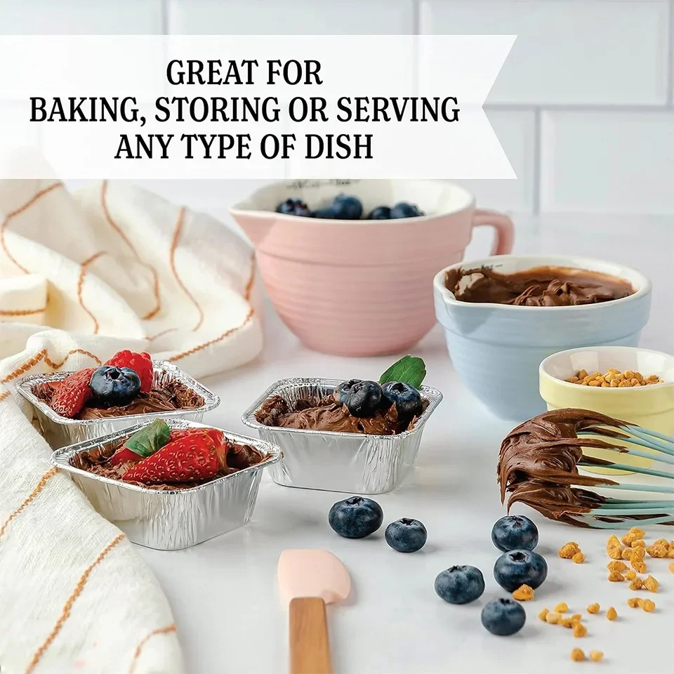 50/100PCS Vassoi monouso in al - Kitchen Baking Containers recensione e prezzo