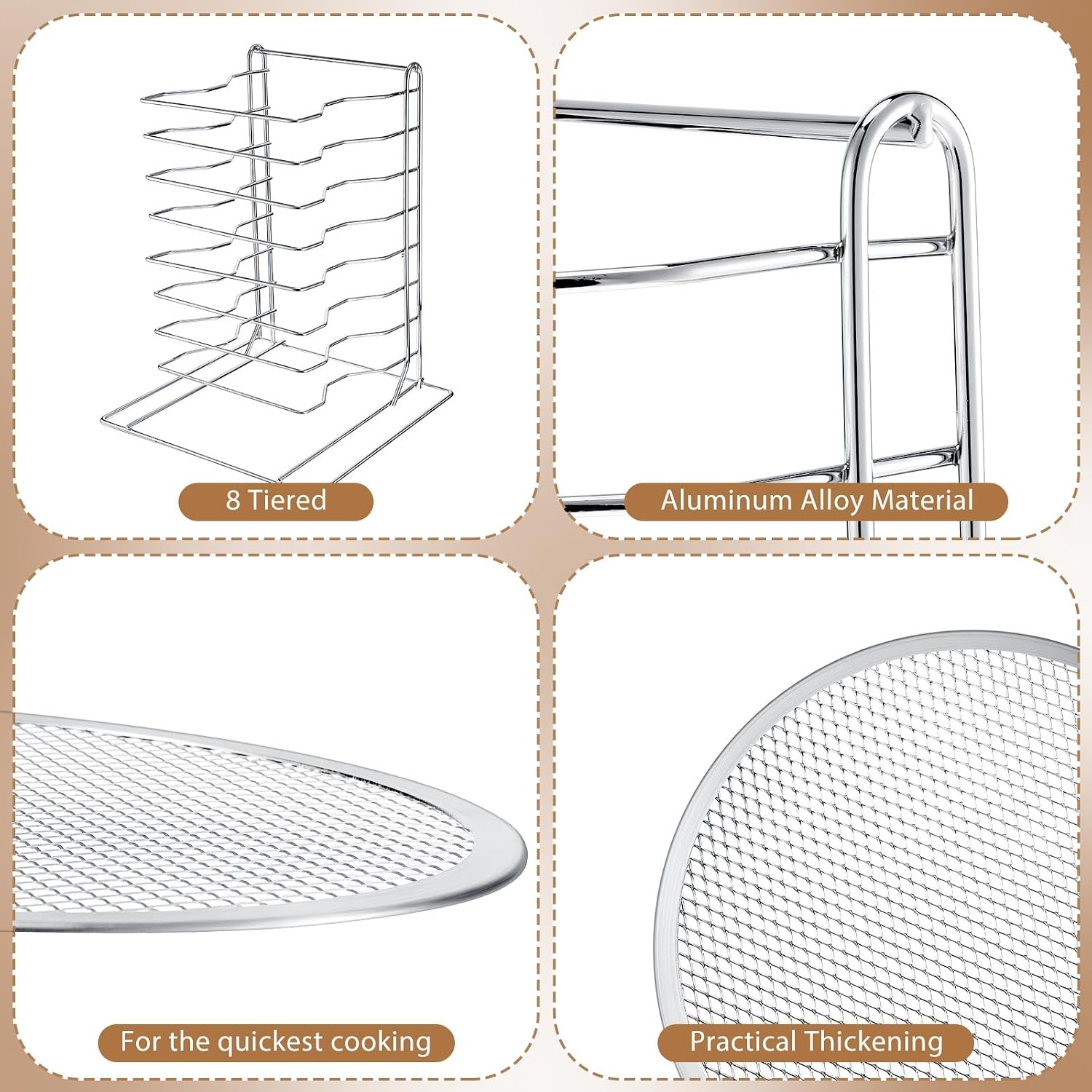 Supporto per pizza a 8 livelli - Baking Kitchen Set recensione e prezzo