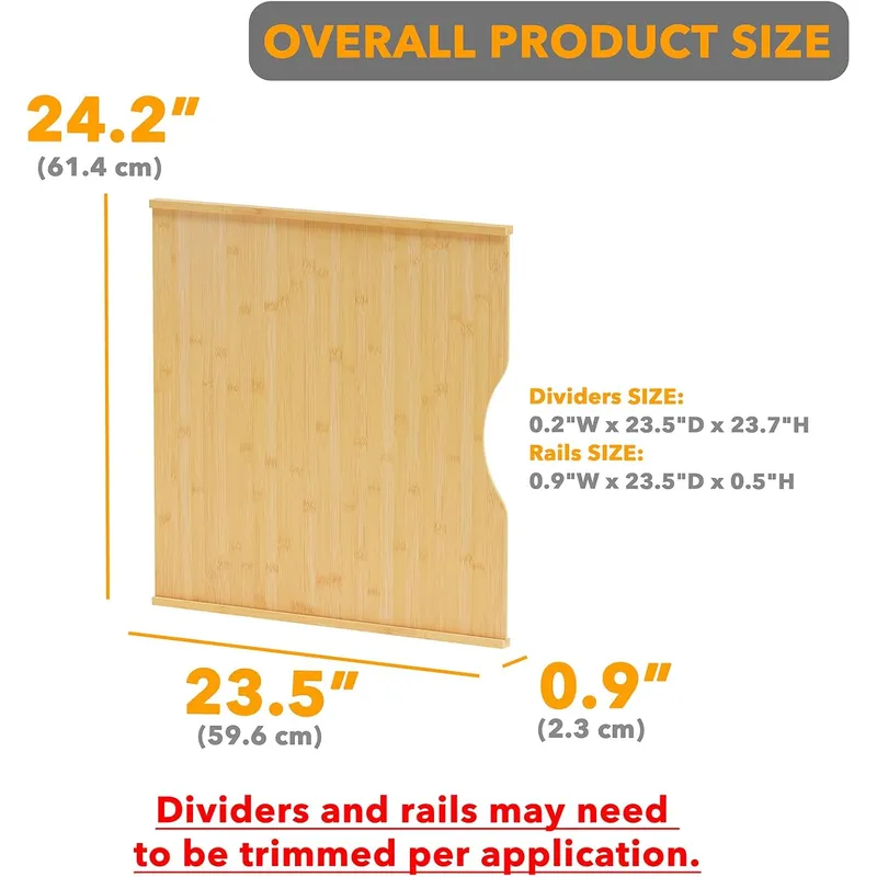 Set da 6 divisori per vassoi d - Kitchen Cabinet Baking Sheet Organizer recensione e prezzo