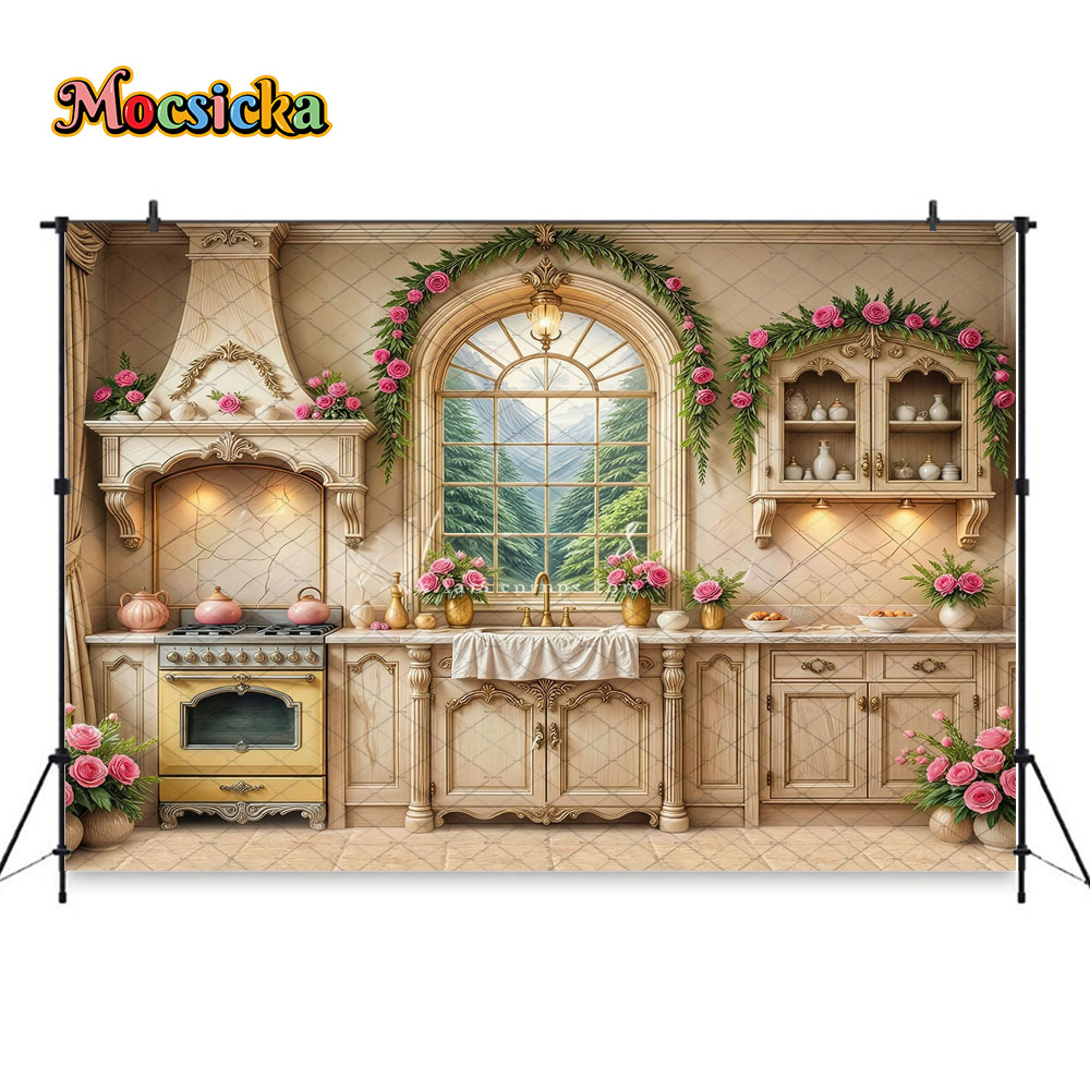 Sfondo fotografico Mocsicka, c - Kitchen Baking Photoshoot recensione e prezzo