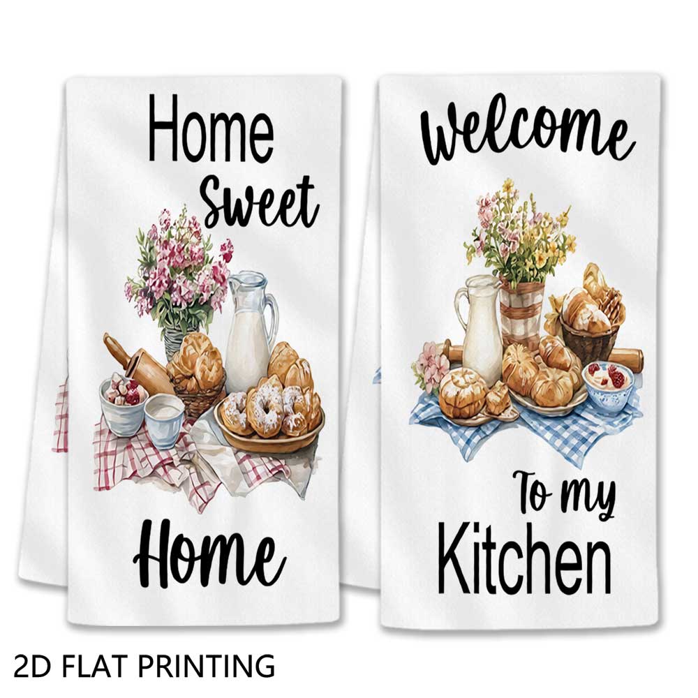 Set da 2 tovaglioli da cucina  - Kitchen Baking Quotes recensione e prezzo
