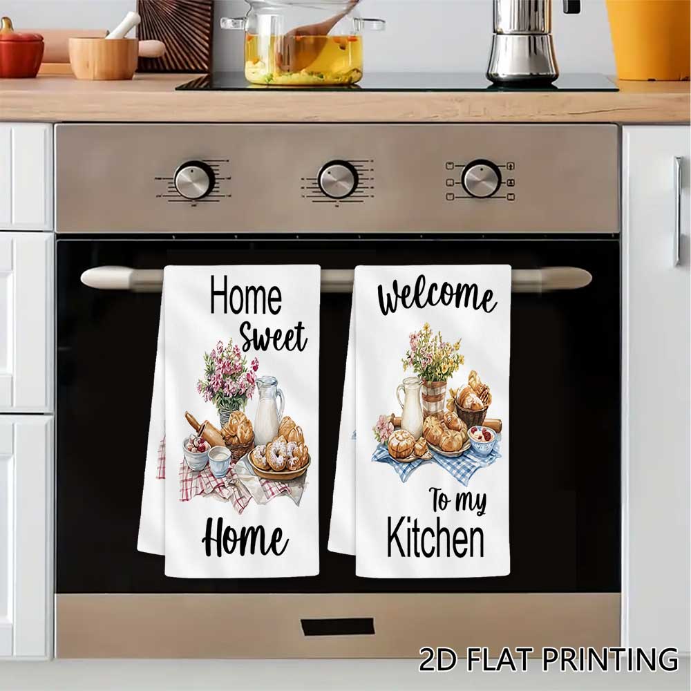 Set da 2 tovaglioli da cucina  - Kitchen Baking Quotes recensione e prezzo