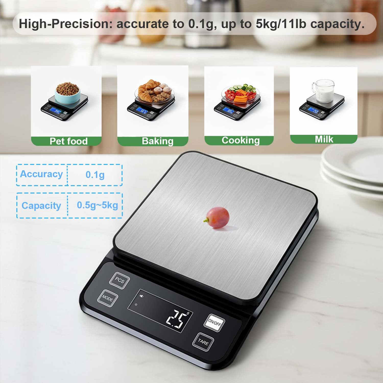 Nuova Bilancia Digitale da Cuc - Kitchen Scale Precise recensione e prezzo