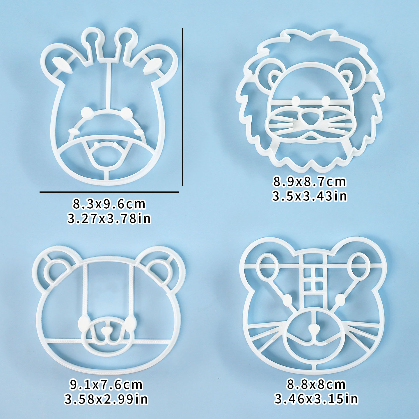 Set di 4 Tagliabiscotti a Form - Baking Kitchen Set recensione e prezzo