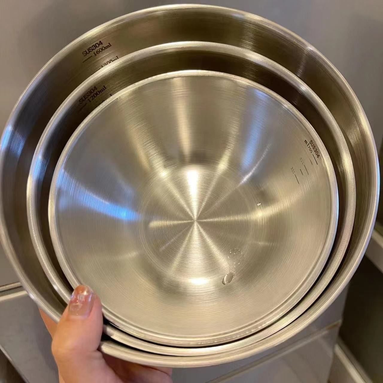 Set di 1-3 Ciotole in Acciaio  - Baking Kitchen Set recensione e prezzo