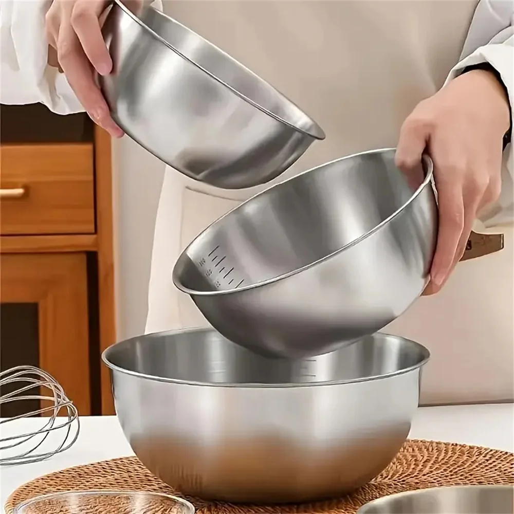 Set di 3 Ciotole in Acciaio In - Baking Kitchen Set recensione e prezzo