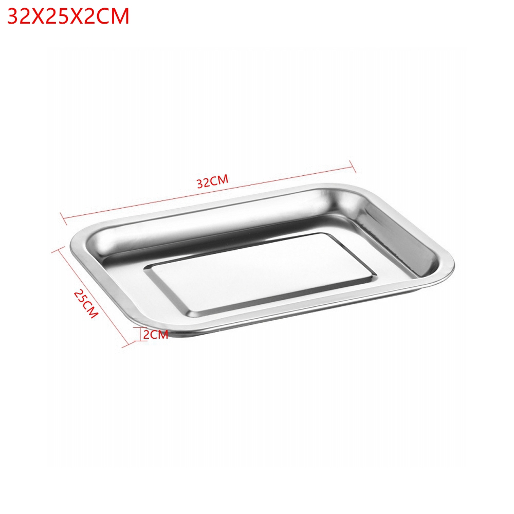 1PCS In Acciaio Inox Vassoi Pe - Kitchen Baking Dishes recensione e prezzo